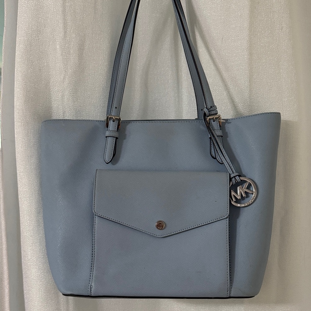 Michael Kors Light Blue Tote Bag